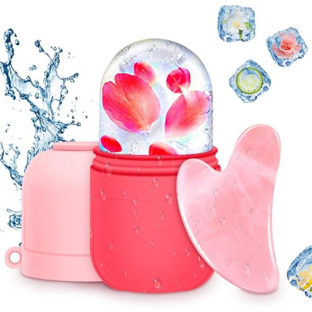 Ice Face Roller and Gua Sha Set, Remove Fine Lines